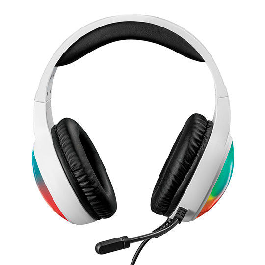 MITZU BASH-4206WH audífono y auriculare Auriculares Alámbrico Diadema Juego Blanco