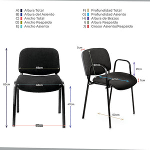 Ergo ERGO1626 silla de espera