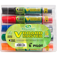 Pilot EMP-182 marcador 5 pieza(s) Punta de cincel Rojo, Negro, Azul, Verde, Naranja
