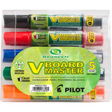Pilot EMP-182 marcador 5 pieza(s) Punta de cincel Rojo, Negro, Azul, Verde, Naranja, Multicolor, Blister