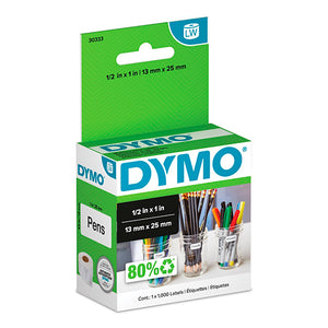 Etiqueta Dymo Label Writer negro sobre b