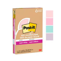 Post-It 4621R-4SSNRP nota autoadhesiva Rectángulo Color menta, Rosa, Púrpura 45 hojas Autoadhesivo