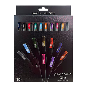 Pentonic 1002365 bolígrafo de gel Medio Bolígrafo de gel con tapa Colores surtidos 12 pieza(s)