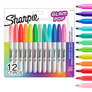 Sharpie 2185226 marcador permanente Punta redonda/fina Multicolor 12 pieza(s)