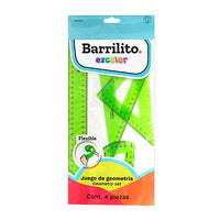 JUEGO DE GEOMETRIA BARRILITO FLEXIBLE 1