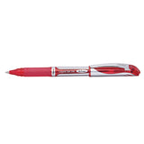 Pentel EnerGel Deluxe Medio Bolígrafo de gel con tapa Rojo 1 pieza(s)