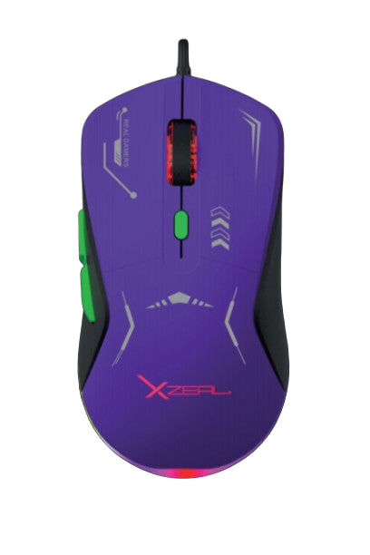 XZEAL XZ-401 ratón Juego mano derecha USB tipo A Óptico 7200 DPI
