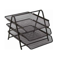 MAE BM-3 bandeja de escritorio/organizador Metal Negro, 280 mm, 363 mm