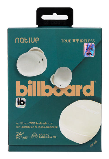 Billboard BB-E78572 audífono y auriculare Auriculares True Wireless Stereo (TWS) Intra auditivo Llamadas/Música USB Tipo