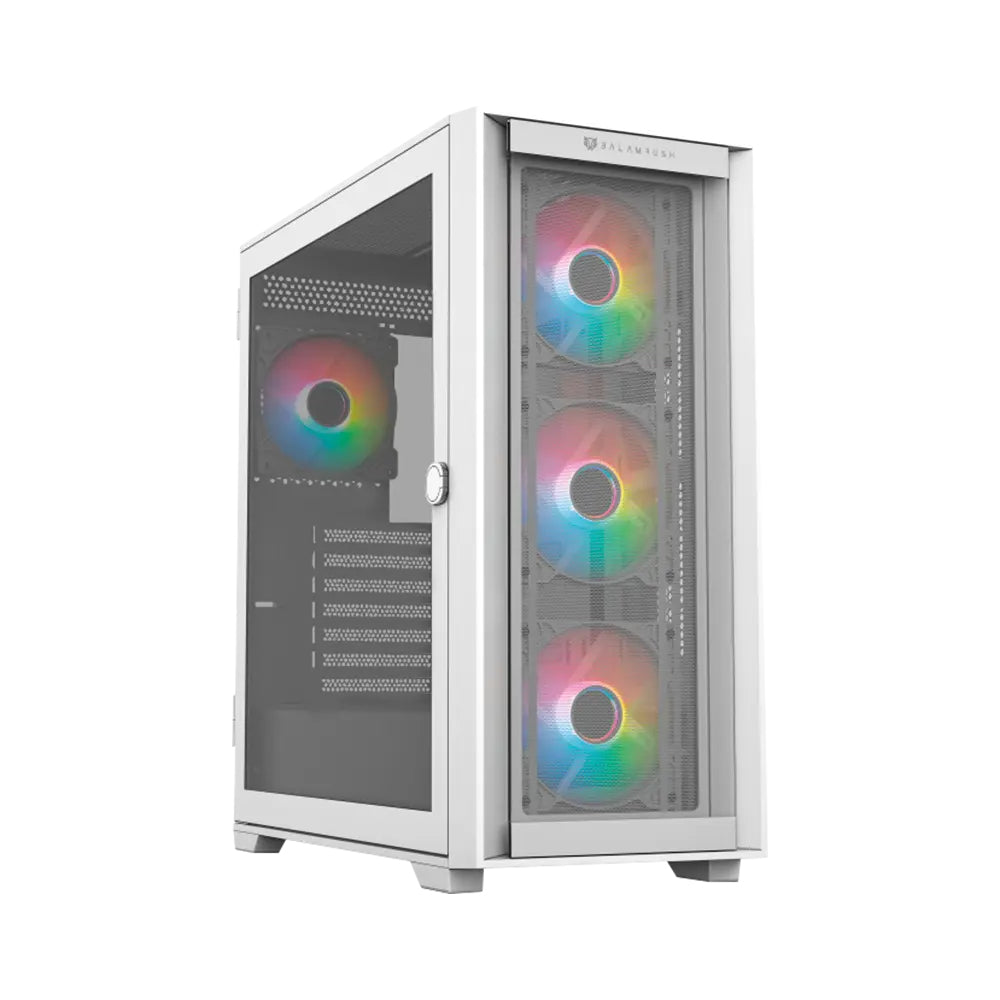 Balam Rush BR-938761 gabinete de computadora Escritorio Blanco, ATX, EATX, Micro ATX