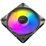 VENTILADOR P/GABINETE ANTEC (TRANQUIL 12025 ARGB_3PK) PAQ 3 FAN ARGB 120MM,CONTROLADOR,2000RPM,NEGRO