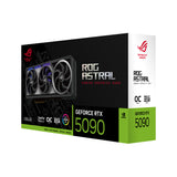 Tarjeta de video Asus 32GB GeForce RTX 5090 ROG ASTRAL RGB 3xfan GDDR7 DLSS 4 OC 2xHDMI 3xDP ROG-ASTRAL-RTX5090-O32G-GAM