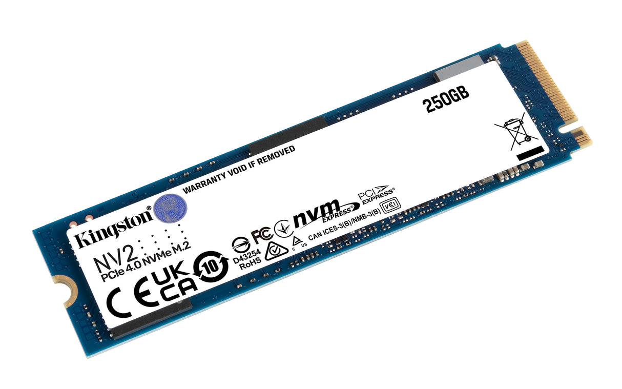 Kingston Technology NV2 unidades internas de estado sólido 250 GB M.2 PCI Express 4.0 Si