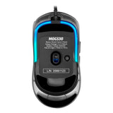 Game Factor MOG530-WH ratón Juego Ambidiestro USB tipo A 12000 DPI, Blanco