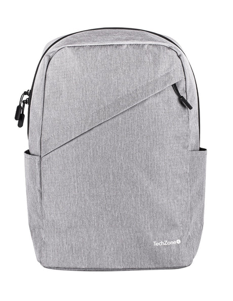 TechZone TZLBP43015B-G mochila Mochila casual Gris Poliéster, Compartimento del portátil