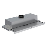 Whirlpool WHT9030S campana Semintegrada (extraíble) Gris