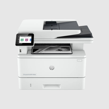 HP LaserJet Pro 4103fdw Conexiones inalámbricas Multifunction Blanco y negro Impresora, Copiadora, escáner; Doble cara