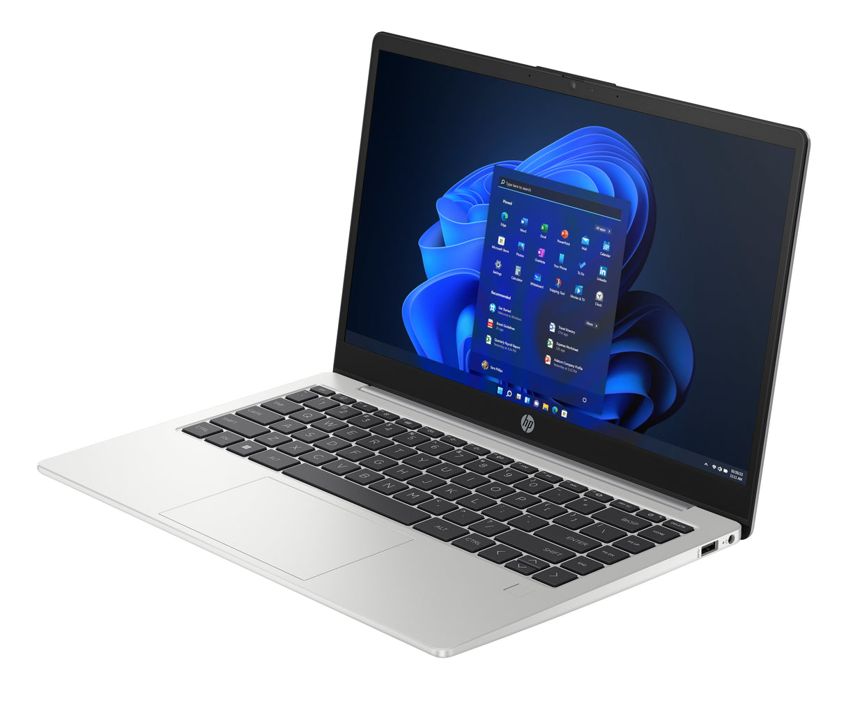 HP 245 G10 AMD Ryzen™ 3 7330U Computadora portátil 35.6 cm (14") Full HD 8 GB DDR4-SDRAM 512 GB SSD Wi-Fi 6 (802.11ax) Windows 11 Home Plata