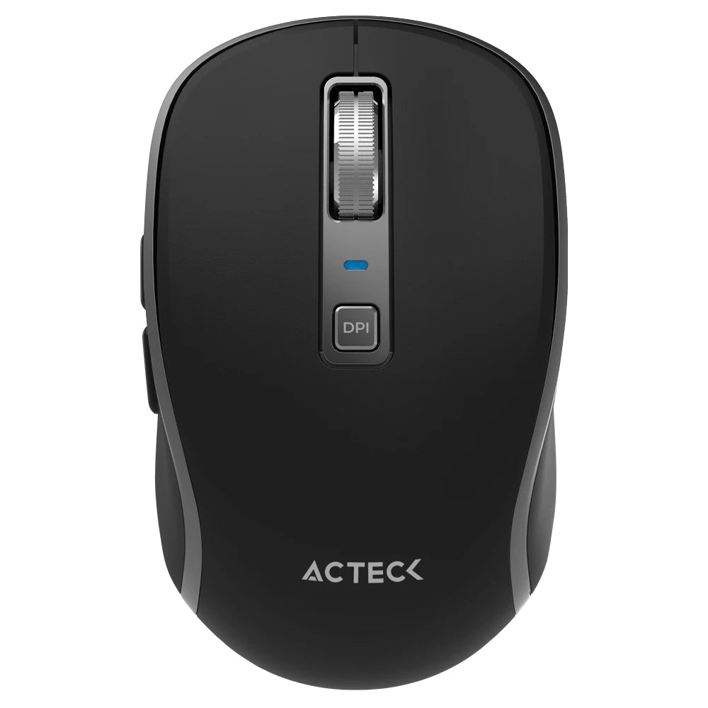 Acteck Optimize Trip Pro MI580 ratón Universal Diestro RF inalámbrico + bluetooth Óptico 1600 DPI, Negro