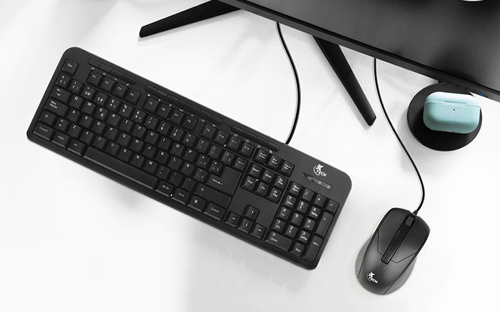 Xtech XTK-301S teclado Ratón incluido Universal USB QWERTY Español Negro