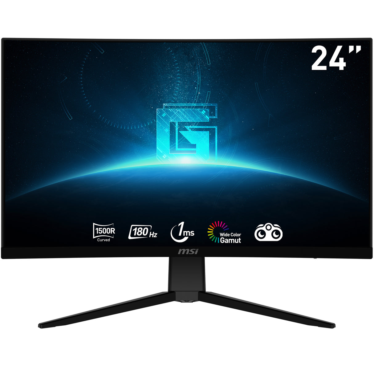 MSI G2422C Monitor 59,9 cm (23.6") 1920 x 1080 Pixeles Full HD Negro