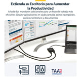StarTech.com Adaptador USB 3.0 a HDMI Doble - 4K 30Hz adaptadores gráficos usb USB tipo A Macho 3.2 Gen 1 (3.1 Gen 1) Si