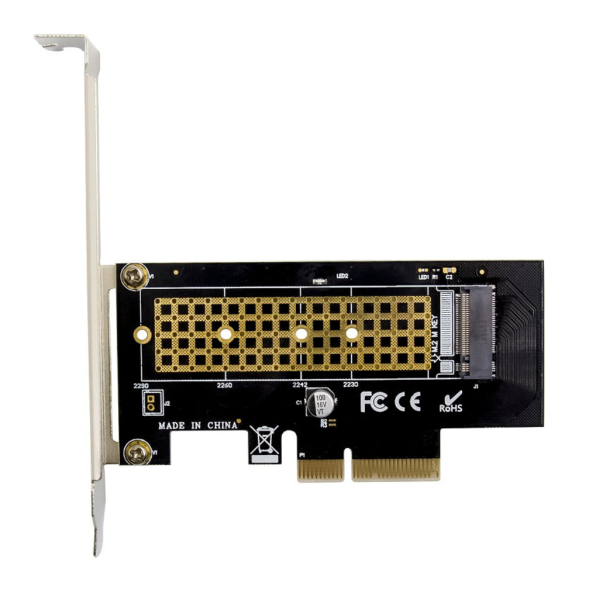 X-Media XM-PEX4-M2M tarjeta o adaptador de interfaz Interno M.2, PCIe, Perfil bajo, PCIe 3.0