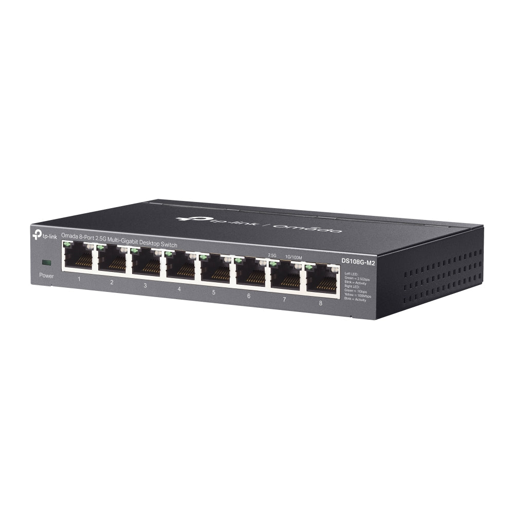 TP-Link Omada DS108G-M2 dispositivo de redes No administrado Si 8 2.5G Ethernet (100/1000/2500)
