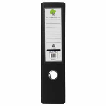Techmakro KITCARP20NF carpeta Cartón, Cloruro de polivinilo (PVC) Negro Carta, Folder de archivo convencional, Mate, 650