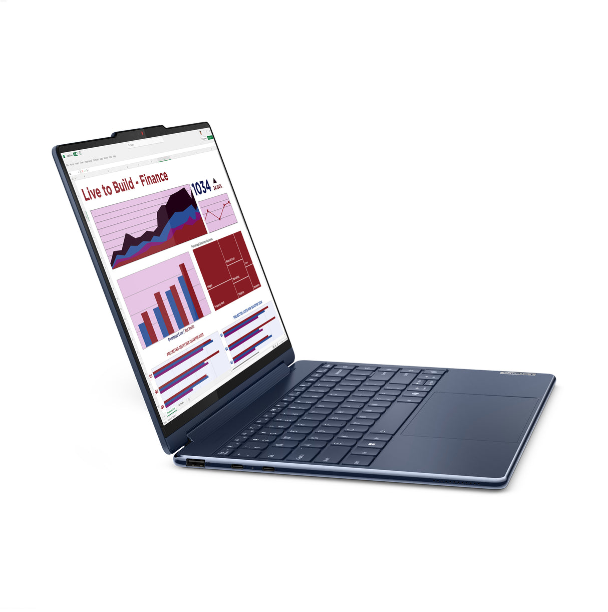 Lenovo Yoga 9 2-in-1 14IMH9 Intel Core Ultra 7 155H Híbrido (2-en-1) 35.6 cm (14") Pantalla táctil 2.8K 16 GB LPDDR5x-SDRAM 1 TB SSD Wi-Fi 6E