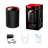 Sistema Mesh Cudy M3000 (1 pieza) Wi-Fi 6 AX3000 (1puerto WAN 2.5Gbps y 1 puerto RJ45 gigabit x pieza) MU-MIMO CPU 1.3GH