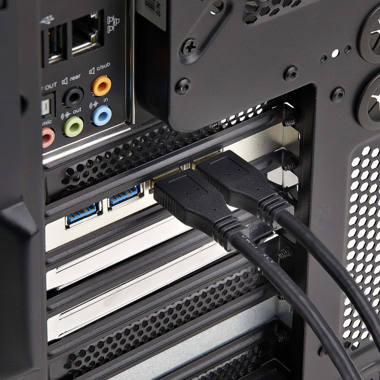 StarTech.com Tarjeta PCI Express de 4 Puertos USB-A - Tarjeta PCIe USB 3.2 de 5Gbps - 4 Controladores USB Independientes