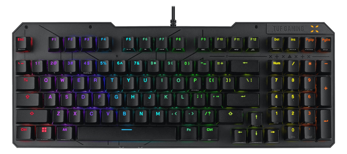 ASUS TUF Gaming K3 Gen II Teclado Juego Alámbrico USB Switch de tecla optomecánico