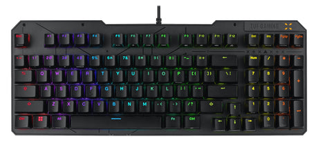 ASUS TUF Gaming K3 Gen II teclado Juego USB QWERTY Español Negro, Alámbrico, Interruptor de llave optomecánica, LED RGB