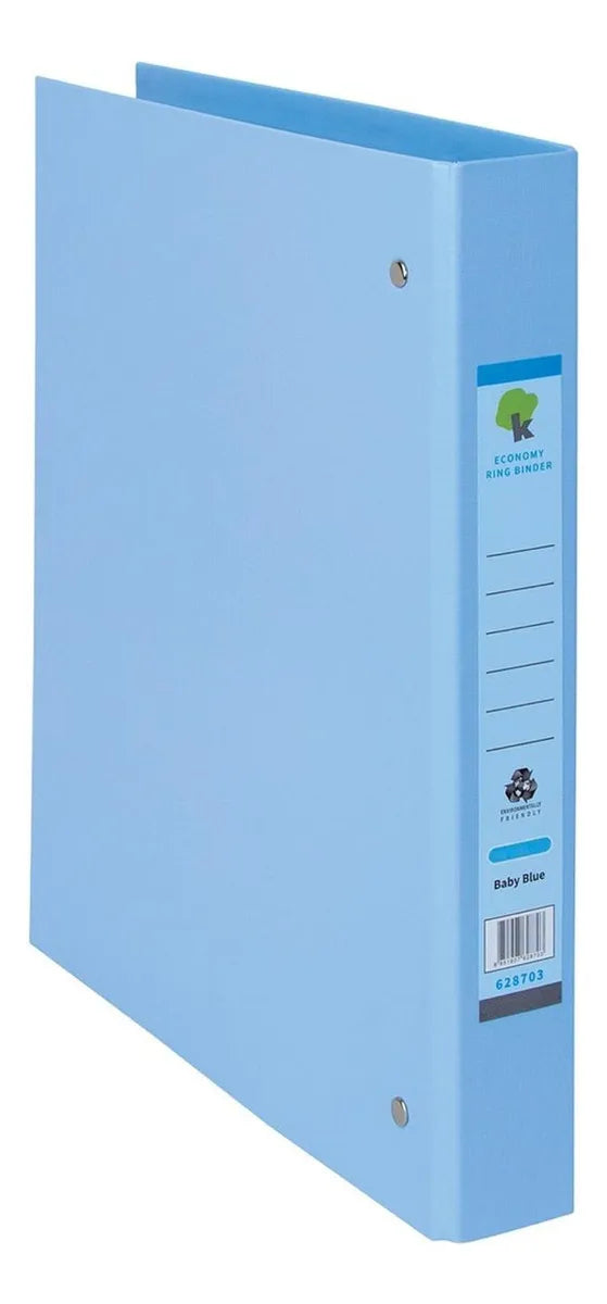 Techmakro KITCARP4-1AZ carpeta Cartón, Cloruro de polivinilo (PVC) Azul claro Carta, Folder de archivo convencional, Mat