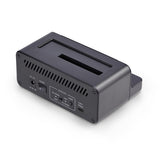StarTech.com Clonador NVMe M.2 a SATA de 2.5/3.5 - Dock Duplicador Autónomo de 2 Bahías para SSD - Bidireccional NVMe a 