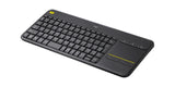 Logitech K400 Plus Teclado Oficina Inalámbrico RF inalámbrico Interruptor de membrana