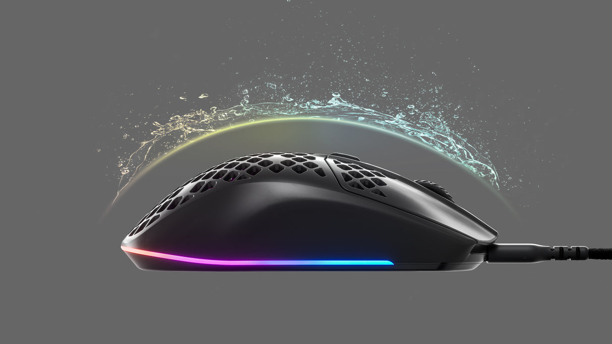 Steelseries Aerox 3 ratón Juego mano derecha USB Tipo C Óptico 8500 DPI