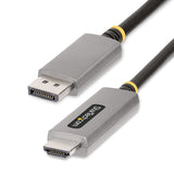 StarTech.com Cable Adaptador de 2m DisplayPort a HDMI - 8K 60Hz - 4K 144Hz - HDR10 - Conversor de Vídeo Activo DP 1.4 a 
