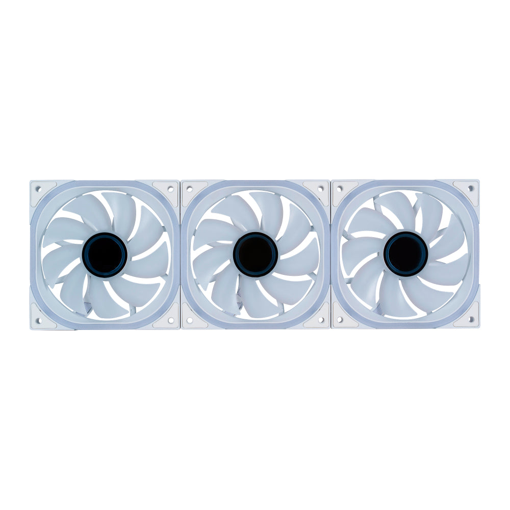 VORAGO Kit Ventiladores FKG500-WH, Producto Empresarial, 3 Velocidades, Bajo Ruido