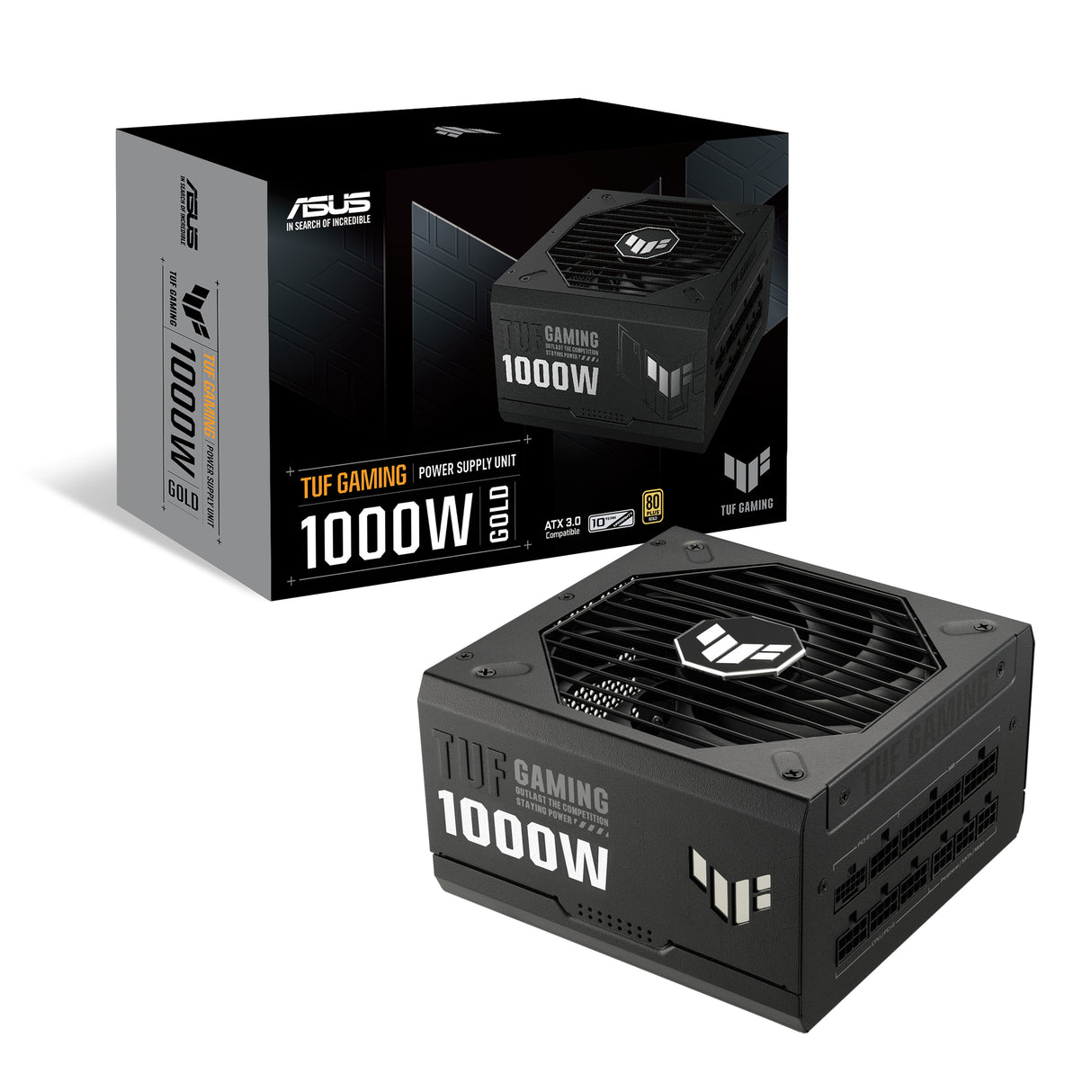 ASUS TUF Gaming 1000W Gold unidades de fuentes de alimentación 1000 W 100 - 240 V Activo 130 W