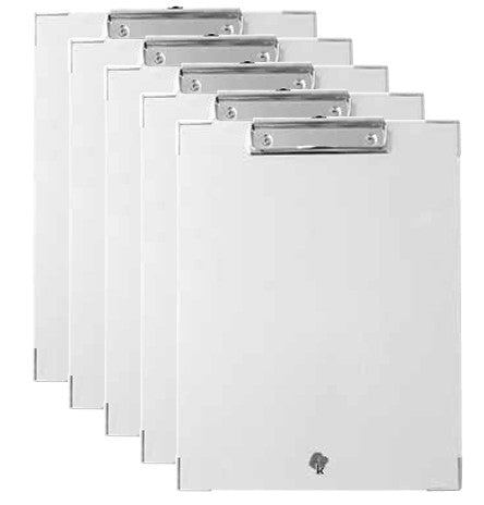 Techmakro KITTB5BC portapapeles A4 Cloruro de polivinilo (PVC) Blanco, 330 mm, 240 mm