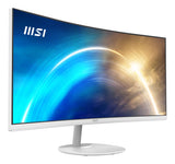 MSI Pro MP341CQW Monitor 86,4 cm (34") 3440 x 1440 Pixeles UltraWide Quad HD Blanco