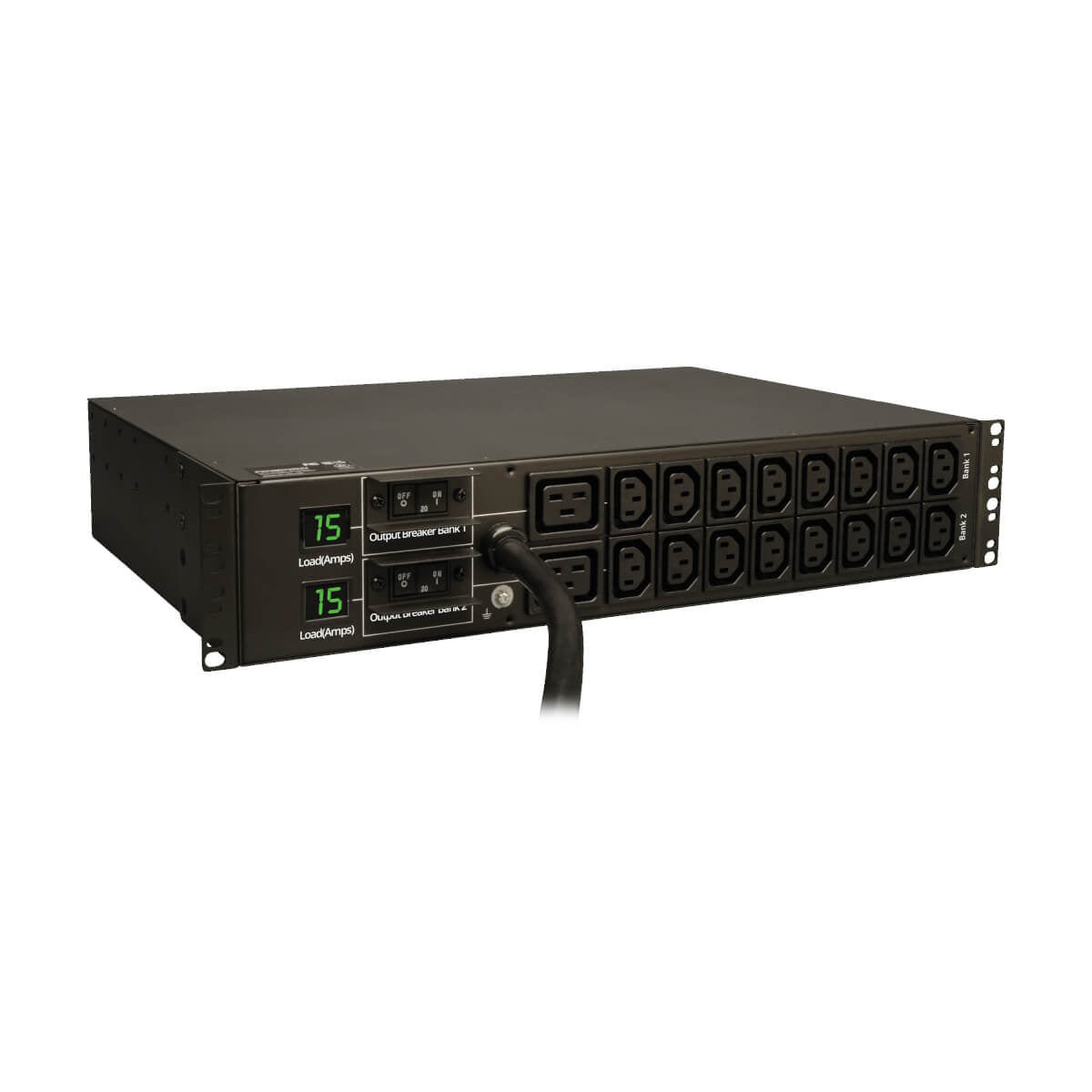 Tripp Lite PDUMH30HV PDU Monofásico de 5.5kW con Medidor Digital Local, Tomacorrientes de 208V ~ 230V (16 C13 y 2 C19), 