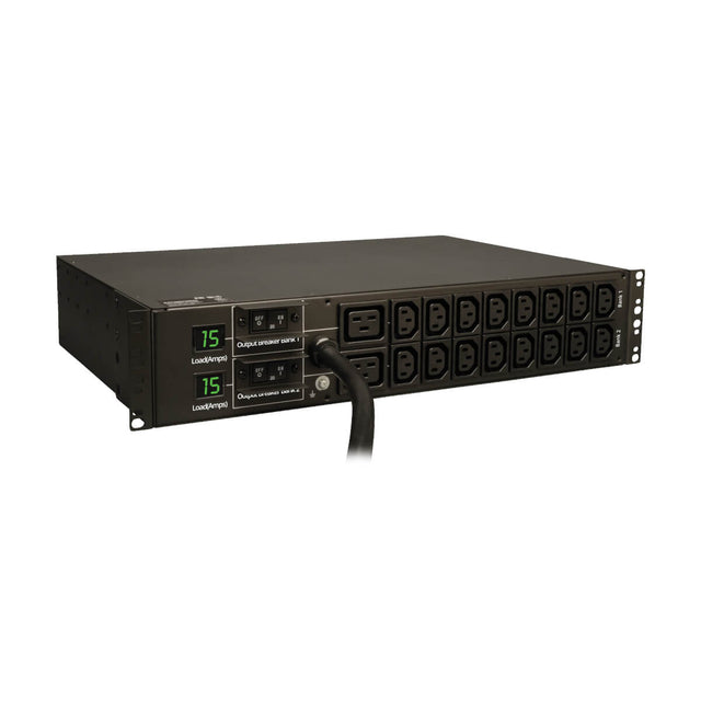 Tripp Lite PDUMH30HV PDU Monofásico de 5.5kW con Medidor Digital Local, Tomacorrientes de 208V ~ 230V (16 C13 y 2 C19), 