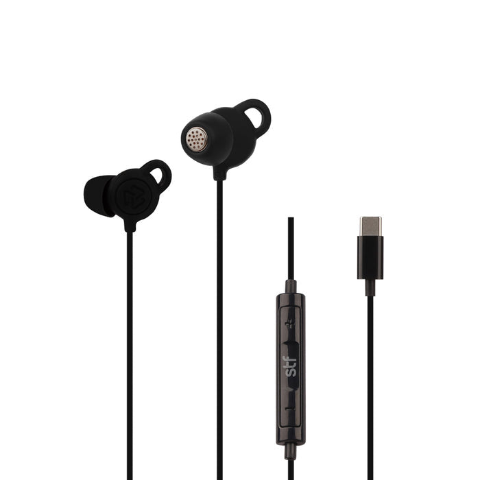 STF ST-E67590 audífono y auriculare Auriculares Alámbrico Intra auditivo Llamadas/Música/Deportes/Diario USB Tipo C Negr