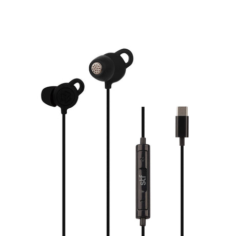 STF ST-E67590 audífono y auriculare Auriculares Alámbrico Intra auditivo Llamadas/Música/Deportes/Diario USB Tipo C Negr