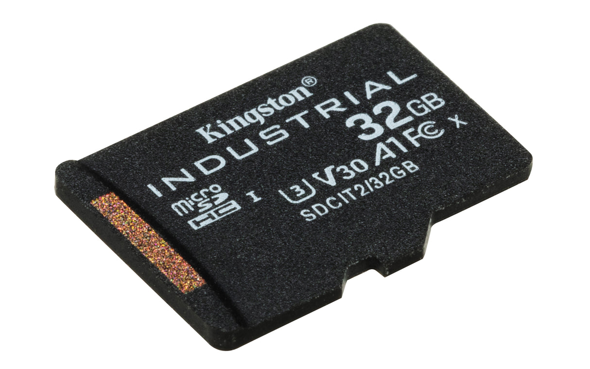 Kingston Technology Tarjeta 32GB microSDHC Industrial C10 A1 pSLC + adaptador SD