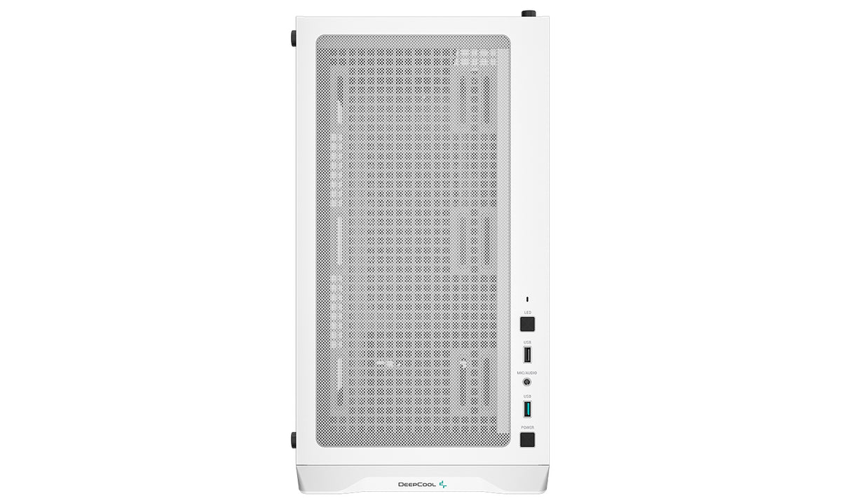 DeepCool CC360 WH ARGB carcasas ordenador ABS, Acero, Vidrio templado Mini Tower PC Blanco