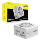 Corsair RMe Series RM750e unidad de fuente de alimentación 750 W 24-pin ATX ATX Blanco